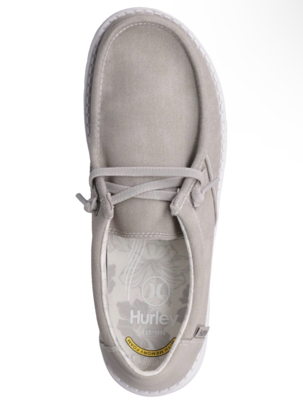 Hurley Ojai Women’s Shoes Memory Foam Water Repellent Lightweight (Light Gray)